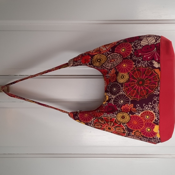 Fabric Lightweight Floral Handmade Cotton Shoulder Purse Bag Tote Carry All - Picture 1 of 14